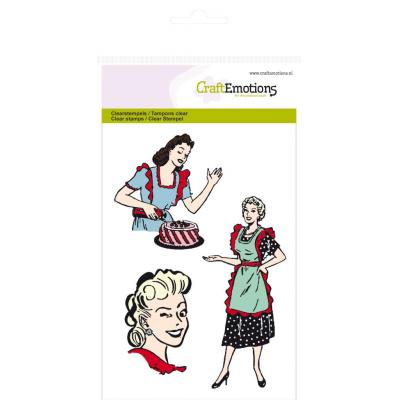 CraftEmotions Clear Stamps - Drei Damen